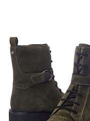 Moda in Pelle Oberon Mid Height Lace-Up Leather Boots - Image 4 of 4