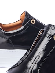 Moda in Pelle Aneeba Elasticated Front Chunky Leather Trainers - Image 4 of 4