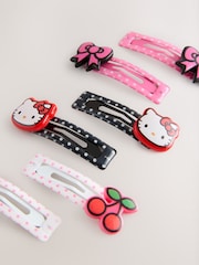 Pink Hello Kitty Clips 6 Pack - Image 2 of 4