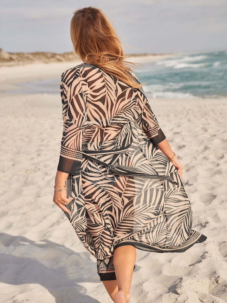 Kimono estampado de gasa con lazo de Lipsy - Imagen 5 de 5