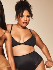 Lipsy Black Sculpt Medium Tummy Control Shapewear High Waist Briefs - Image 6 of 6