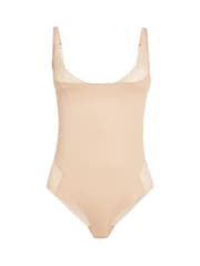 Lipsy Nude Sculpt Tummy Control Wear Your Own Bra Shapewear Body - Image 6 of 6