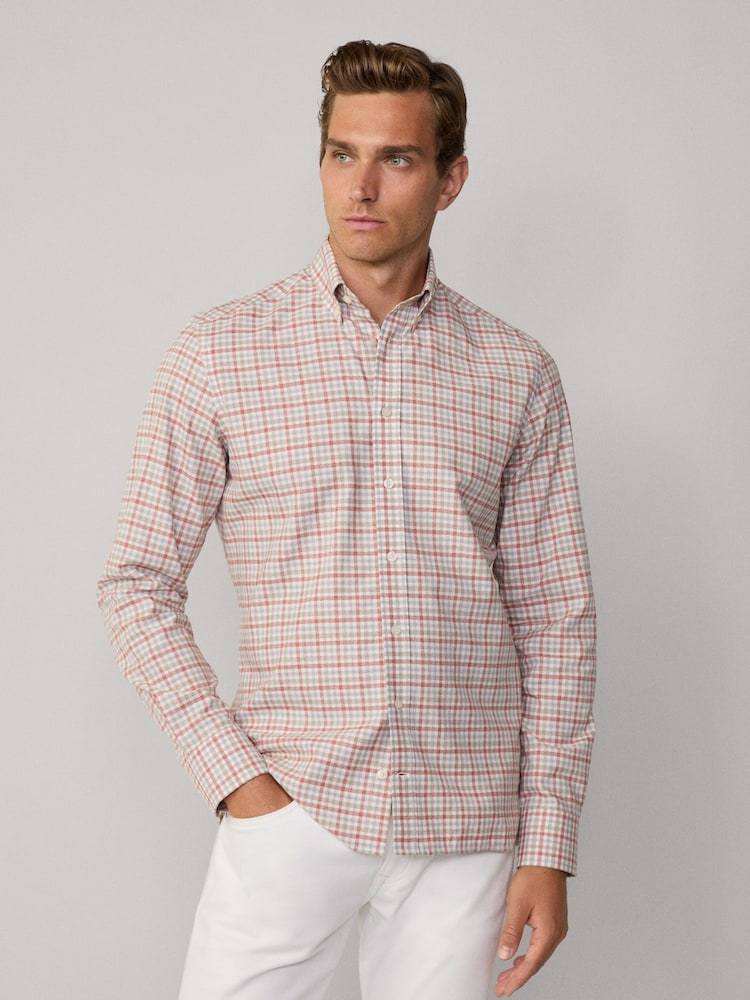 Красный - Hackett Mens Shirt - Image 2 of 10