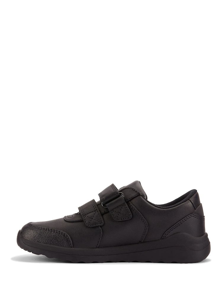 Clarks Clarks Black Leather Daze Step 2 kid Shoes - Slika 2 od 7