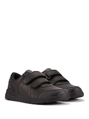 Clarks Clarks Black Leather Daze Step 2 kid Shoes - Slika 4 od 7