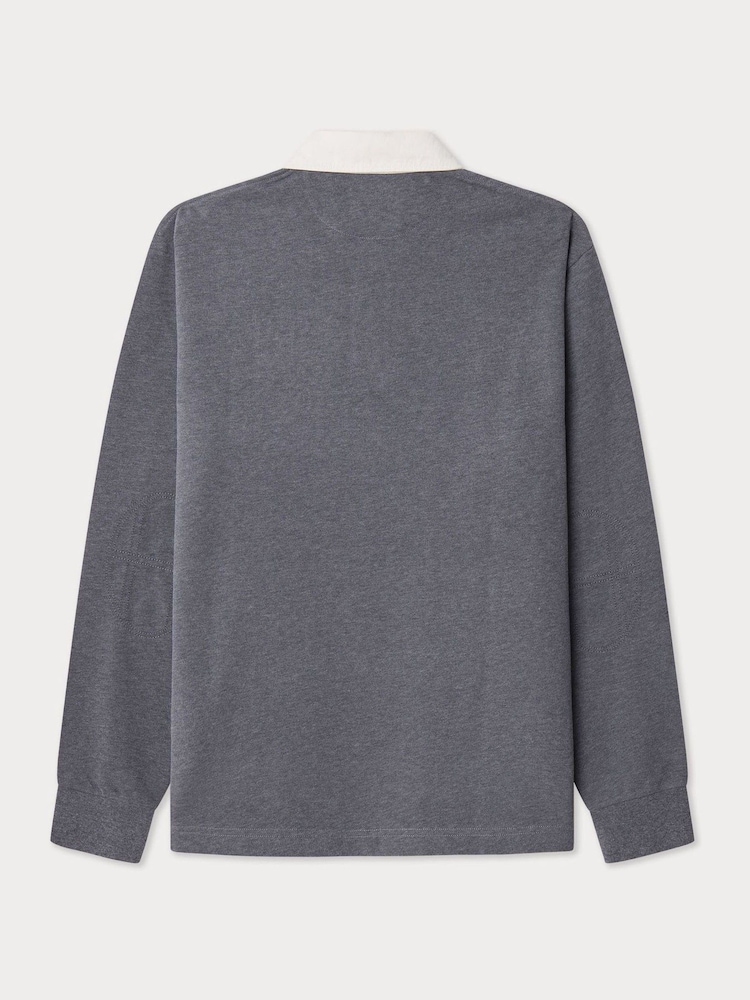Gris - Camiseta de rugby para hombre de Hackett - Imagen 2 de 3
