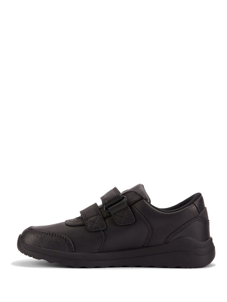 Clarks Clarks Black Leather Daze Step 2 kid Shoes - Slika 2 od 7