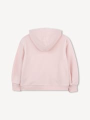 Chloé Pink Embroidered Logo Graphic Hoodie - Image 2 of 5