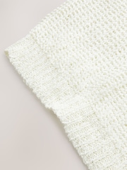 White Slouchy Knit Tank - Image 7 of 8