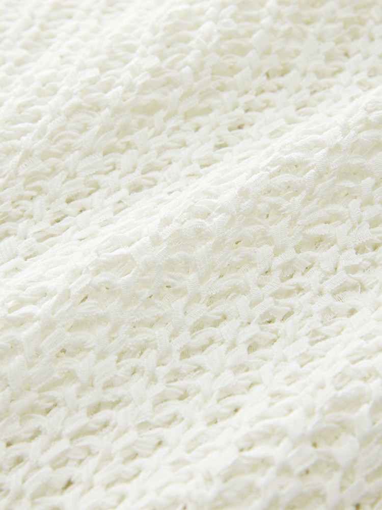 White Slouchy Knit Tank - Image 8 of 8