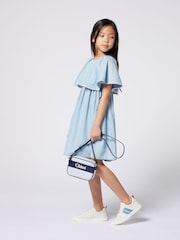 Chloé Blue Stripe Cross-Body Bag With Logo - Image 5 of 5