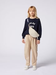 Chloé Blue Paris Logo Crew Neck Sweatshirt - Image 4 of 4