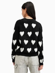 AllSaints Black Amora Cardigan - Image 3 of 6