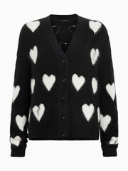 AllSaints Black Amora Cardigan - Image 6 of 6