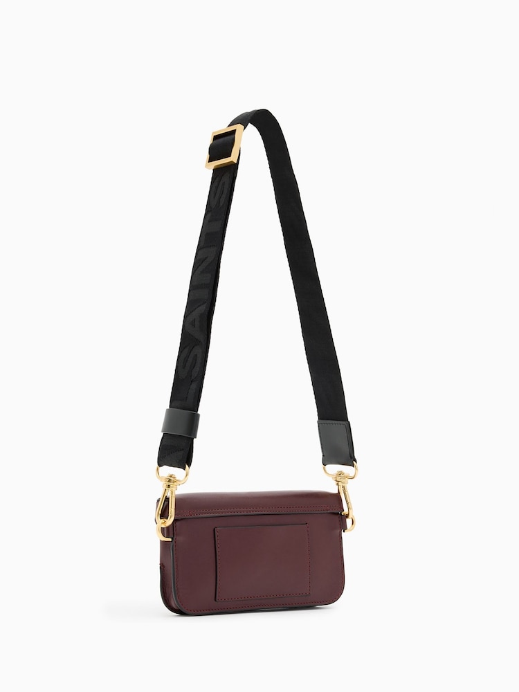 AllSaints Red Zoe Crossbody Bag - Image 2 of 6