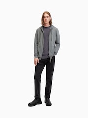 AllSaints Grey Brace 100% Cotton Hoodie - Image 5 of 6