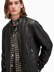 AllSaints Black Murphy Jacket - Image 3 of 6