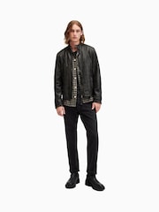 AllSaints Black Murphy Jacket - Image 4 of 6