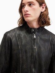 AllSaints Black Murphy Jacket - Image 5 of 6