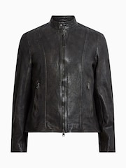 AllSaints Black Murphy Jacket - Image 6 of 6