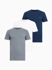 AllSaints Blue Tonic Short Sleeves Crew T-Shirts 3 Pack - Image 1 of 8