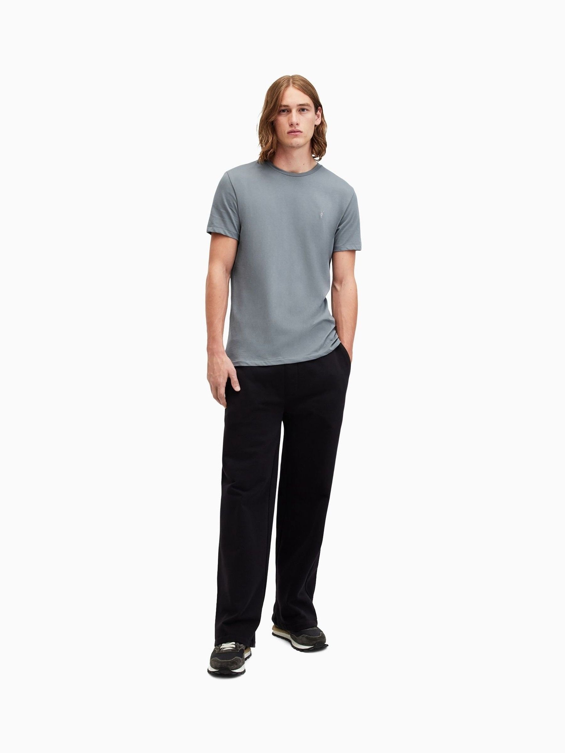 Buy AllSaints Blue Tonic Short Sleeves Crew T-Shirts 3 Pack