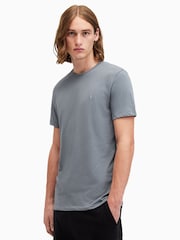 AllSaints Blue Tonic Short Sleeves Crew T-Shirts 3 Pack - Image 7 of 8