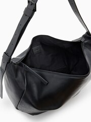AllSaints Black Madea Oversized Bag - Image 2 of 6