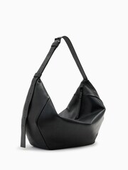 AllSaints Black Madea Oversized Bag - Image 3 of 6