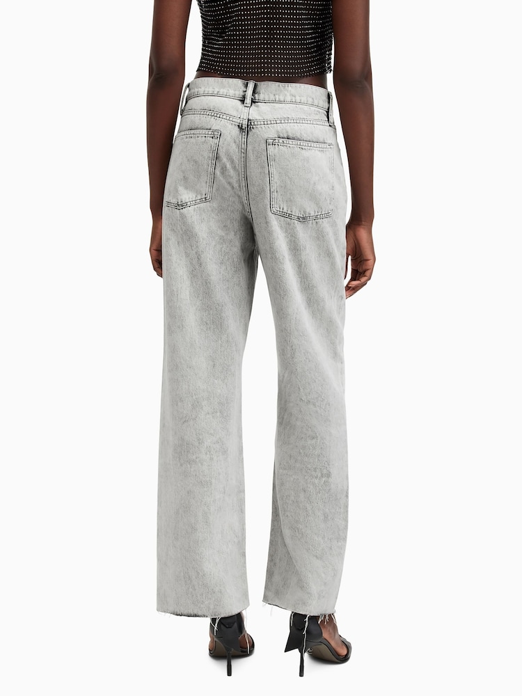 AllSaints Grey Wendel Jeans - Image 4 of 7