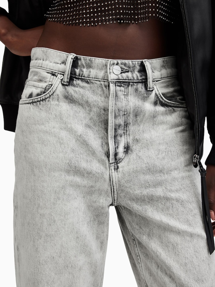 AllSaints Grey Wendel Jeans - Image 5 of 7