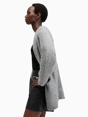 AllSaints Grey Zoe Cardigan - Image 3 of 8