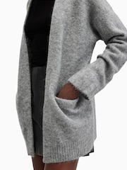 AllSaints Grey Zoe Cardigan - Image 5 of 8