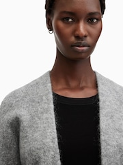 AllSaints Grey Zoe Cardigan - Image 6 of 8
