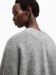 AllSaints Grey Zoe Cardigan - Image 7 of 8