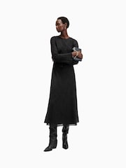 AllSaints Black Jada Dress - Image 2 of 6