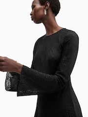 AllSaints Black Jada Dress - Image 3 of 6