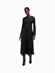 AllSaints Black Jada Dress - Image 4 of 6