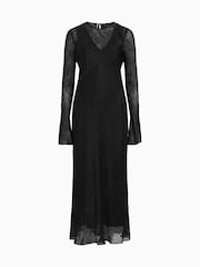 AllSaints Black Jada Dress - Image 6 of 6