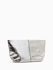 AllSaints Silver Hex E/W Pouch - Image 6 of 6