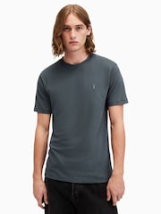 AllSaints Blue Brace Short Sleeve Crew T-Shirt - Image 1 of 5