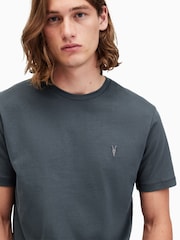 AllSaints Blue Brace Short Sleeve Crew T-Shirt - Image 4 of 5
