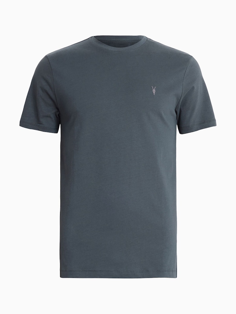 AllSaints Blue Brace Short Sleeve Crew T-Shirt - Image 5 of 5