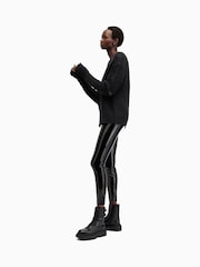 AllSaints Black Winnie Jumper - Image 4 of 8