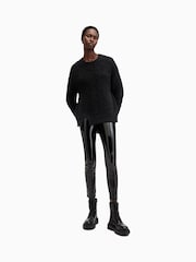 AllSaints Black Winnie Jumper - Image 5 of 8