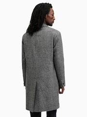 AllSaints Grey Whitlock Coat - Image 5 of 8