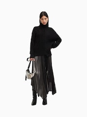 AllSaints Black Varla Jumper - Image 1 of 8