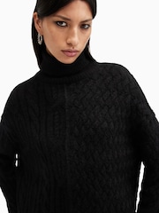 AllSaints Black Varla Jumper - Image 3 of 8