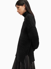 AllSaints Black Varla Jumper - Image 5 of 8