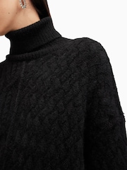 AllSaints Black Varla Jumper - Image 6 of 8